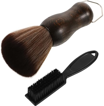 Bartbürste mit Griff, 1 Satz und Kunststoff für Herren | Kämmen von Fettigem Haar, Reinigt Bärte, Entfernt Fliegende Haare, Komfortabel im Gebrauch
