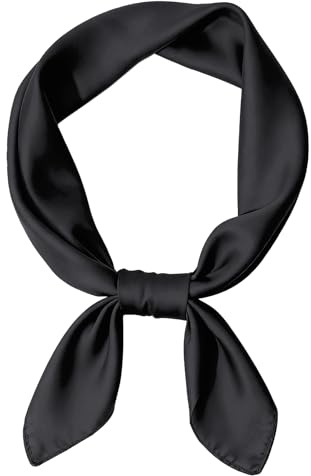WHIPPY Damen Tuch Mode Bandana Halstuch Kopftuch Schal für Damen | 70x70cm Leicht Schal Seidig Weich Quadratisches Tuch