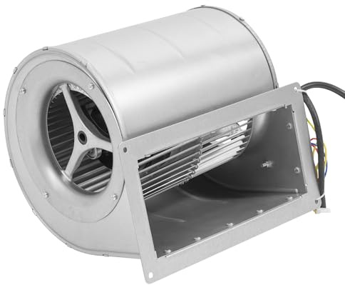 HUSPOO Ventilatore centrifugo 300 W 840 m³/h φ146 x 190 mm, ventilatore radiale per forni industriali, ventilazione e raffreddamento (60 dB, 1300 giri/min)