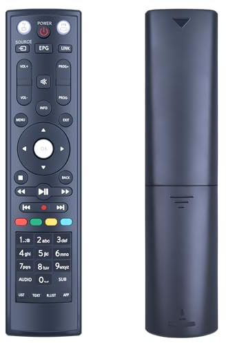 RYQIF Telecomando di ricambio per Telesystem Tele System TS9015HD,TS9016HD | ODE715HD ODE716HD, nessuna configurazione necessaria, sensibile, completamente funzionante