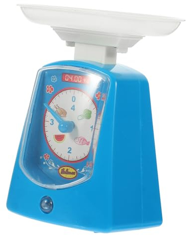 FRCOLOR Bilancia da Cucina Giocattolo per Bambini Plastica Resistente Simulazione Elettrodomestici Giochi di Ruolo Colori Casuali