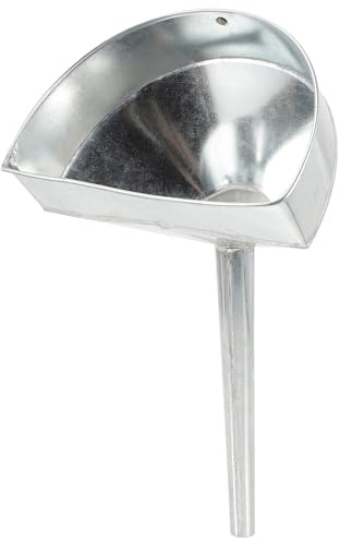 NOLITOY Entonnoir Carburant en Fer Filtre, Longue Ouverture et Bec Antidébordement pour Automobiles et Motos, Usage Facile