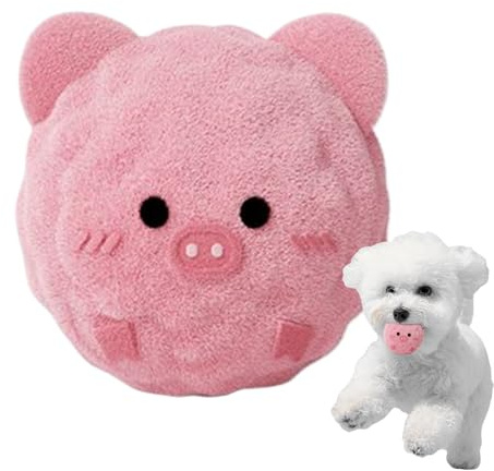 Pelota chirriante para Perros como, masticable de Peluche para Cachorros, Perro de Peluche con diseño de Animales, para Entrenamiento en Interiores y Exteriores, jardín, Parque, Patio