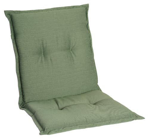 Homeoutfit24 Gartenstuhlauflagen Niedriglehner, 4er Set, Grün