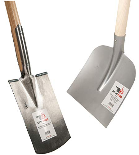 SHW-FIRE 2-TLG. Set: Holsteiner Schaufel und Gärtnerspaten - Eschenholzstiel und Hartbodentrittkante