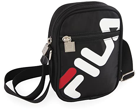 Fila Unisex Clarita Umhängetasche, Schwarz