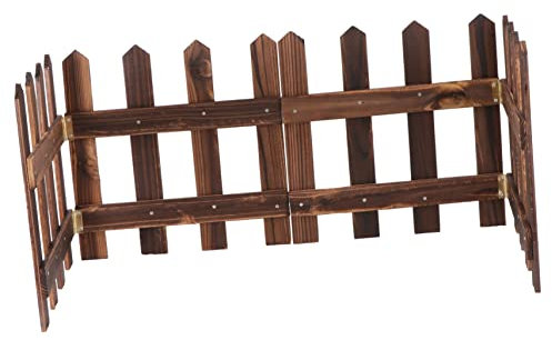 YARNOW Recinzione in Miniatura Per Albero Di Natale Staccionata in Legno Decorazioni Natalizie Recinzione Per Giardino Delle Fate Accessori Per Albero Di Natale