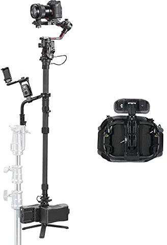 Tilta Float Handheld Gimbal Support System Compatibile con DJI RS 2/RS 3 Pro Gimbal – Piastra batteria con montaggio a V (batteria non inclusa) GSS-T01-V | Compatibile con DJI RS 2/RS 3 Pro/RS4 Pro, Batteria Non Inclusa, Flessibile, Leggero & Durevole