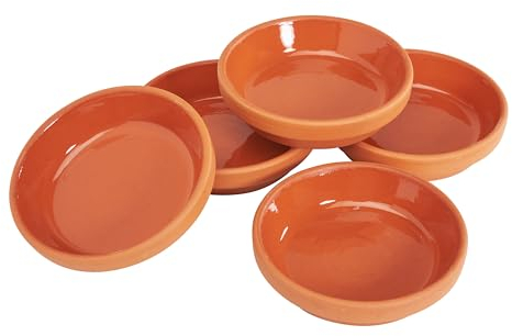 Coupelles en terre cuite Ø intérieur 7 cm, 5 pc.