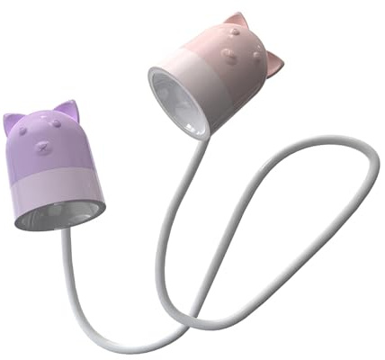Luz de Lectura para Niños y Adultos - LED para Libros, Cuello y Cabecera Plegable - Para Leer en la Cama, Tejer, Coser