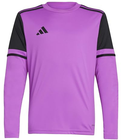 adidas Unisex Kids SQUADRA25 Goalkeeper Jersey Long Sleeve Kids, Flash Pink/Black, 13-14 Years