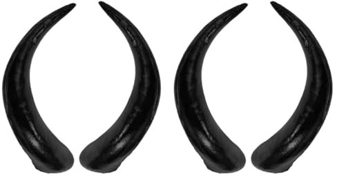 PRETYZOOM 2 Paar Nachahmung von Horn the hallow halloween Haarnadeln Haar Klammern Ochsenhorn Haarspange Ochsenhörner selber machen Cosplay Kopfbedeckung Geweih Kleidung Haarschmuck