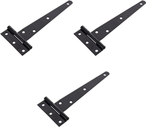 Türscharniere, 2er-Pack T-Scharniere, schwere T-Strap-Schuppenscharniere, Scheunentürscharniere, Torscharniere, Duty-Bügelscharniere (Size : 17.5X7.5X0.2CMx3pcs)