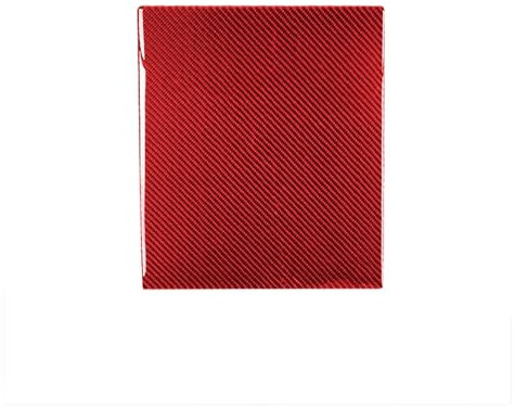LIYUANMU Auto Leder Mittelkonsolen Armlehne Kissen für Toyota Tundra 2014 2015 2016 2017 2018, Armlehnenschoner Polster Schutzabdeckung Armlehnenbox Abdeckung Mittelkonsole Pad Zubehör,A/RED