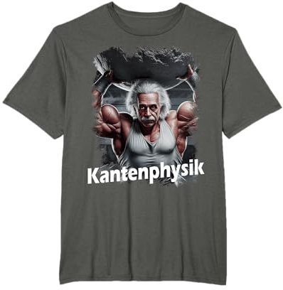 Fitness Tshirt Lustig Physik Bodybuilding Training Sport Gym T-Shirt