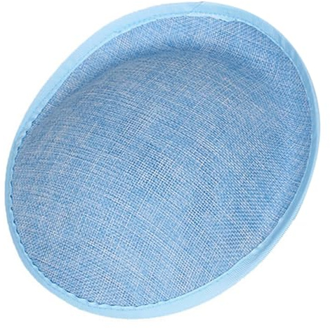 QishGO 20 cm Fascinator-Basis, stilvolles Haar-Accessoire für Damen, Hochzeiten und formelle Kleider, verleiht einen Hauch von Vintage-Charme. Hellblau