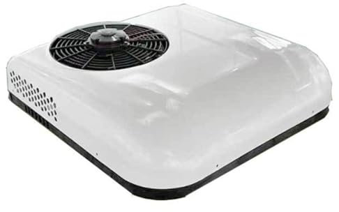 Climatiseur 12/24 V Pour Camping-car 8 840 BTU Sans Conduit Climatiseur De Toit Pour Camping-car Pour Chauffage Et Climatisation Unité CC Pour Camping-cars, Caravanes, Camions, Fourgonnettes Et Bateau