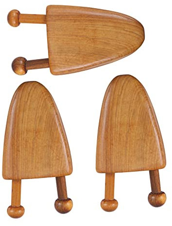 HOUDERCO 3pcs Sandalwood Gua Sha Massager Massage Tools Facial Tools Acupoint Stick Home Scraping Boards Lymphatic Massager