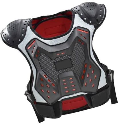 Xinsheinelry Chaleco de motocross para niños, equipo de protección adecuado para una conducción segura y actividades deportivas al aire libre, esquí, snowboard