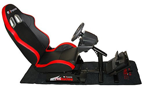 Xtreme Sedile Racing Set Reclinabile con Supporto Cambio Pedaliera e Volante - Classics - PlayStation 4