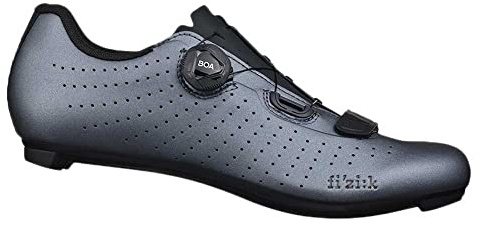 Fizik Overcurve R5, Fahrradschuhe für Herren, Grau Metallisch Schwarz, 43 EU