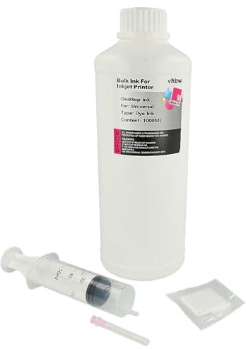 vhbw Nachfülltinte kompatibel mit Canon Pixma G4511 | G5050, G6050, G7050, GM2050, GM4050 Drucker - Refilltinte Dye Magenta, 1000ml