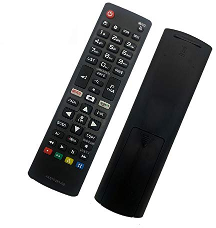 Riry Reemplazo Mando TV LG Original para Mando Universal Televisi贸n Ultra HD con Botones Netflix