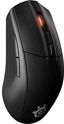 SteelSeries Rival 3 Wireless Gaming Mouse – 400+ Hour Battery Life – Dual Wireless 2.4 GHz and Bluetooth 5.0 – 60 Million Clicks – 18,000 CPI TrueMove Air Optical Sensor,Black