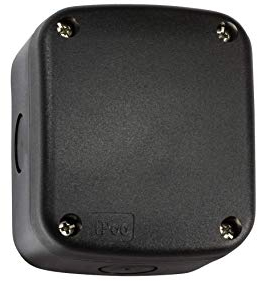 Knightsbridge JB007BK Small IP66 Weatherproof Enclosure in Black