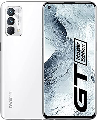realme GT Master Edition Smartphone, Qualcomm Snapdragon 778G 5G, Samsung AMOLED Fullscreen 120Hz, Ricarica SuperDart da 65W, Fotocamera principale da 64MP, Dual Sim, NFC, 6+128GB, Luna White