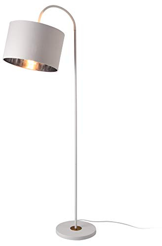 lux.pro Stehlampe Toledo 173cm 1xE27 Stehleuchte schwenkbare Standleuchte Metall Weiß