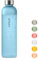 VINSUN Botella Agua 1 Litro - sin BPA, Tritan, Antigoteo, Ecologica - Cantimplora Reutilizable para Deporte, Gimnasio, Colegio, Bicicleta, Oficina, Senderismo