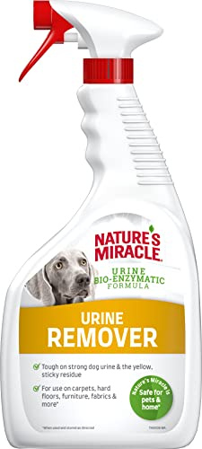 Nature’s Miracle Hundeurin Flecken- & Geruchsentferner, 946 ml | Enzymreiniger | für Urinflecken und gelbe Rückstände | Geruchsneutralisierer | mit ätherischen Ölen