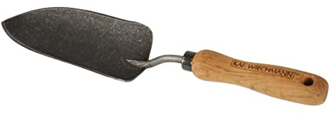Kai Wiechmann Teak Pflanzkelle Blumenkelle Universelle Schaufel geschmiedet Teak Griff Premium