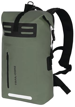 Trailcore 38 litre Hiking Backpacks for Men and Women,Waterproof, Dry Bag for Hiking, Camping, Sailing, Kayaking, and Outdoor Travel, Dust, Sand, Snow, and Water Resistant