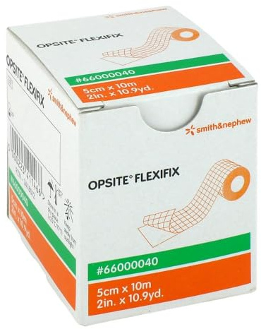 Cerotto Adesivo in Poliuretano Traspirante, 5cmx10m, 1 rotolo