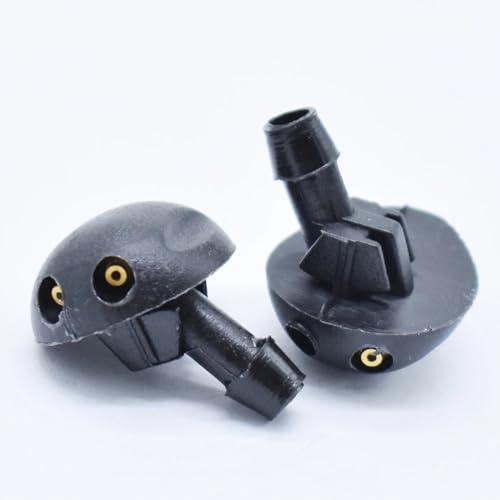 ALLDDSEA Auto Frontscheibenwischer Waschdüsen für R-enault Dacia Megane szenisch mk1 Staub Tuch sandero Logan, Scheibenwaschdüsen Scheibenwasch Spritzdüs Autoteile 2PCS