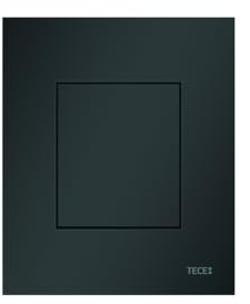TECEnow Urinal-Betätigungsplatte, inklusive Kartusche, zum TECE-Druckspülgehäuse U1, 9242406, Farbe: Schwarz Matt