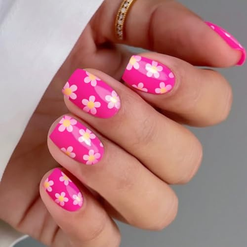 JMEOWIO Nagelfolie Rosa Weiße Blume Gel Nail Nagelfolien Selbstklebend Nagelsticker Uv Härtend Dekoration Nageldesign Zubehör