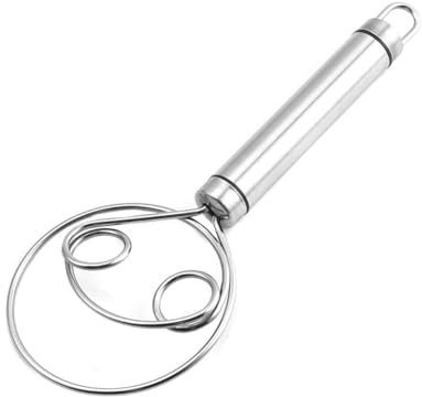 Frusta Per Uova Utensili Da Cucina Frullino For Le Uova, Farina, Sbattere L'albume, Crema, Manico Sospeso In Acciaio Inossidabile, Strumento For Mescolare Manualmente La Farina, Bastoncino For Uova Da