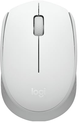 Logitech M171 kabellose Computermaus fürPC, Mac, Laptop, 2.4 GHz mit USB Mini-Empfänger, optische Spurführung, - Weiß (Ricondizionato)