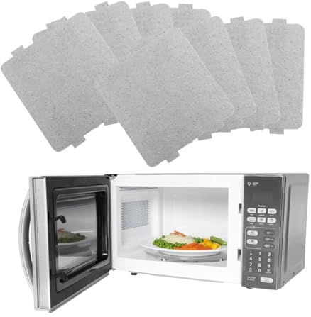 PHCOZY 8 Pcs Placa de Mica para Reparación de Microondas, Placa reemplazo Reparación de Accesorios(11x10cm)
