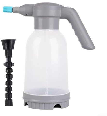 In grado di gestire sia le attività di giardinaggio che la pulizia della casa, questo annaffiatoio elettrico leggero è uno strumento indispensabile (bianco)