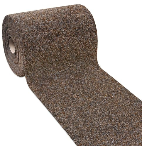 emmevi Passatoia Ingresso Moquette Asciugapassi Tinta Unita Corridoio Marciapiede 50x120 Cm Marrone
