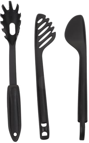 Veemoon Pinzas para Espaguetis y Alimentos Reutilizables de Nylon, Juego de 2 Piezas, Diseño Ergonómico y Resistente al Calor, Utensilios Prácticos para Cocina y Servir Pasta Hogar
