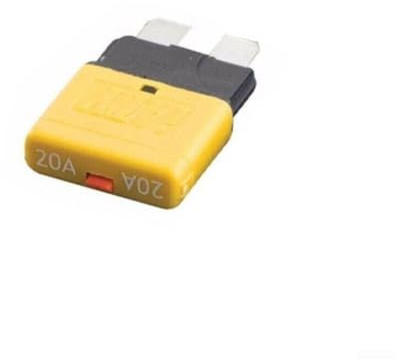 Automatischer Sicherungsautomat 12V 24V Rückstellbar ATC Flachsicherung Kfz Marine Boot 5-30A(20A)