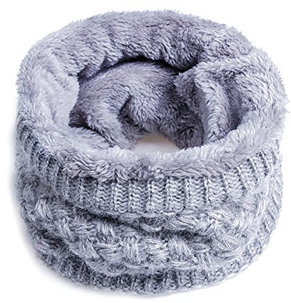 AISHNE Winter Loop Schal Damen Schlauchschal Rundschal Herren Loopshal Mit Pelz Wolle Schals Warme