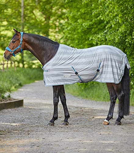 Fliegendecke für Pferde, Pony, Sheland, Silbergrau, 115 cm