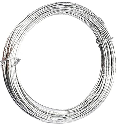 32.5 Feet(10m) Picture Hanging Wire, 1mm Meta Braided Picture Wire for Photo Frame Mirror Artwork Clock