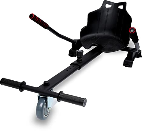 Lospitch Hoverboard mit Sitz Hoverboard Sitz,Sitzscooter für 6,5-10 Zoll 2 Wheel Balancing,Längenverstellbar Kompatibel Sitz für Erwachsene und Kinder Sitz für Hoverboard Kart